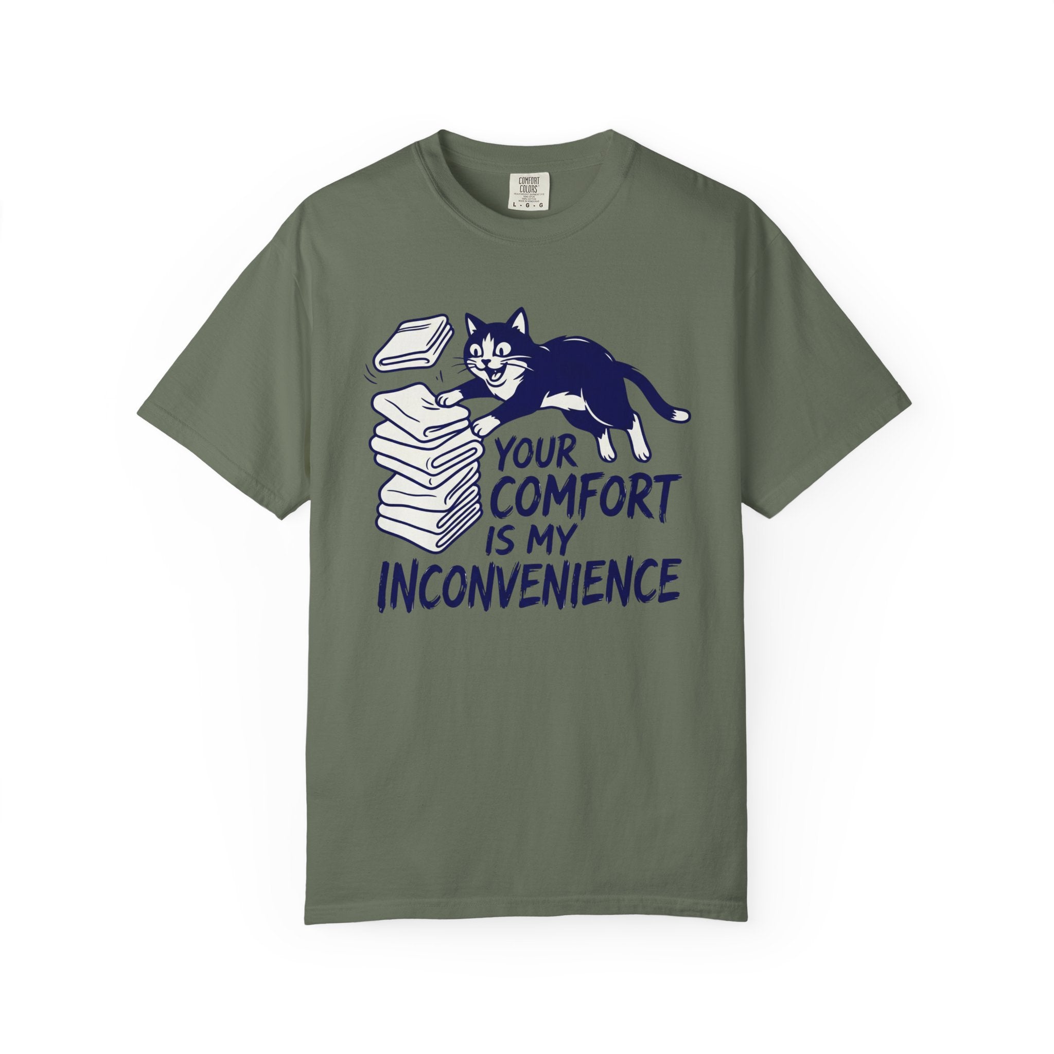 Your Comfort Is My Inconvenience Cat T-Shirt