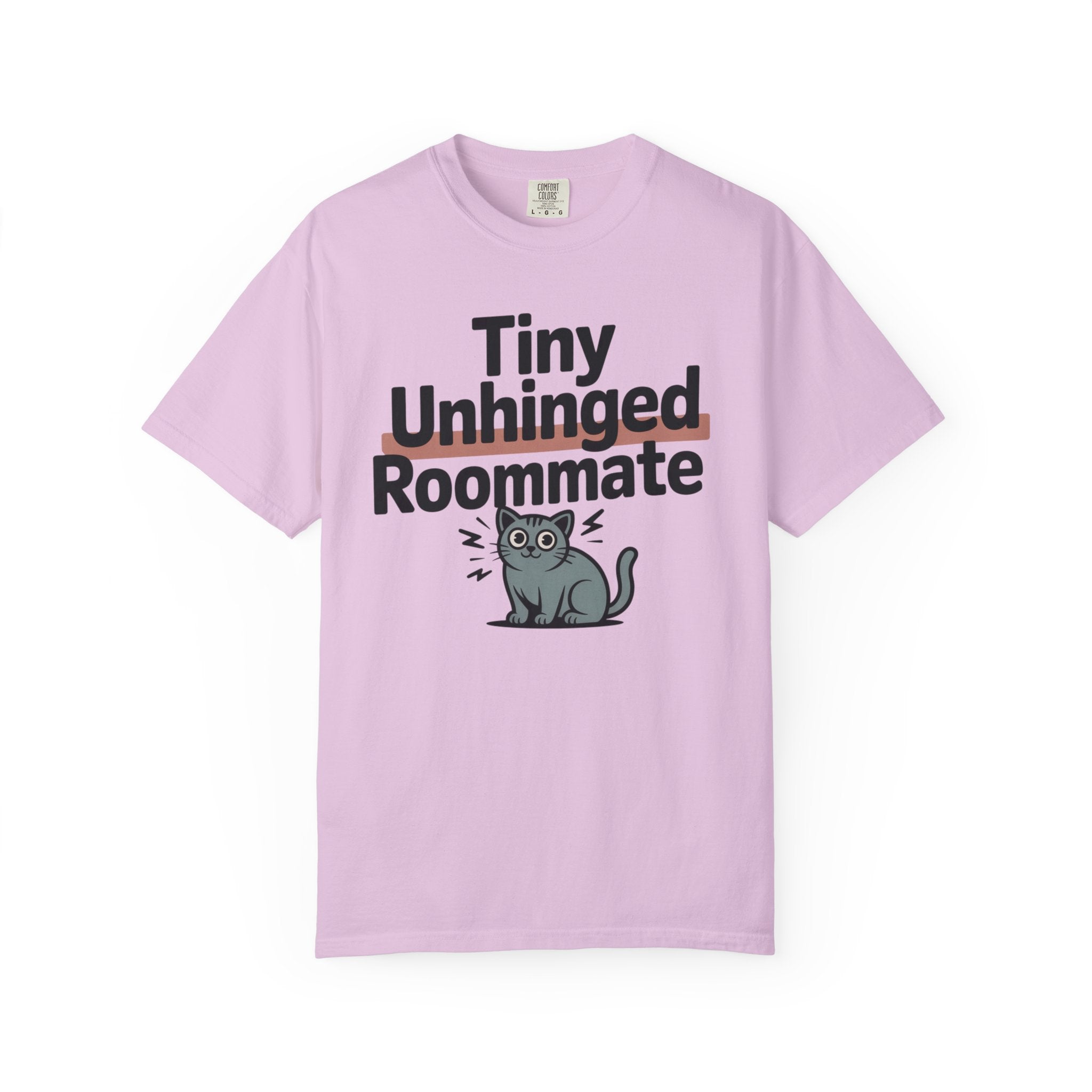 Tiny Unhinged Roommate Cat T-Shirt