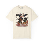 Bad Day Grill Snack 4th of July Dog T-Shirt — Funny BBQ Dachshund Graphic Tee