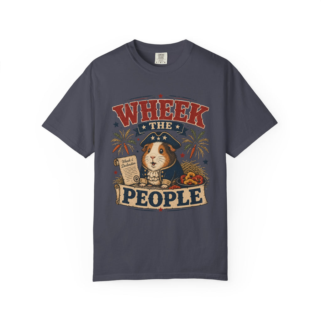 Wheek the People 4th of July T-Shirt — Patriotic Guinea Pig Graphic Tee