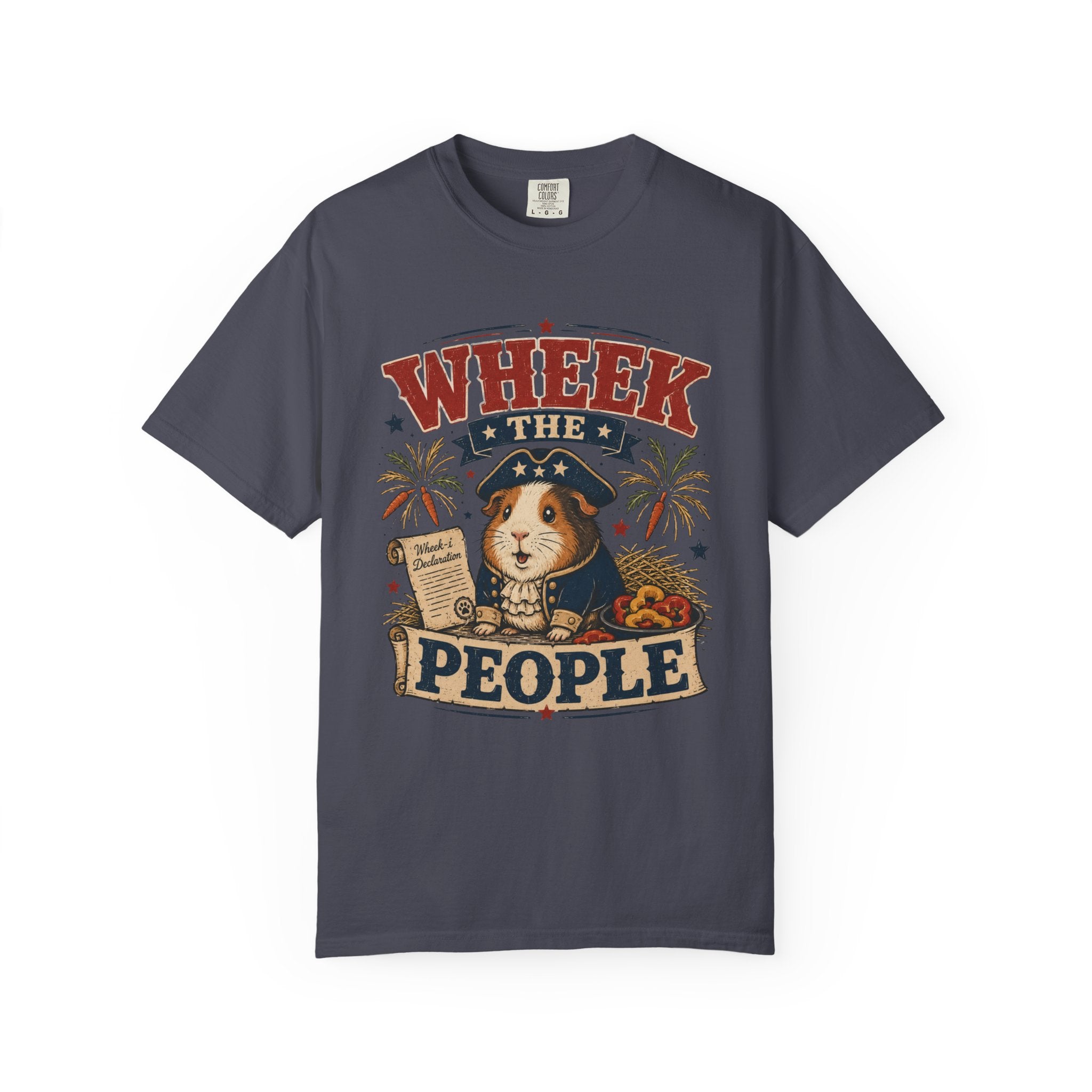 Wheek the People 4th of July T-Shirt — Patriotic Guinea Pig Graphic Tee