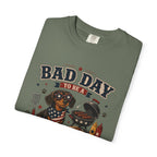 Bad Day Grill Snack 4th of July Dog T-Shirt — Funny BBQ Dachshund Graphic Tee