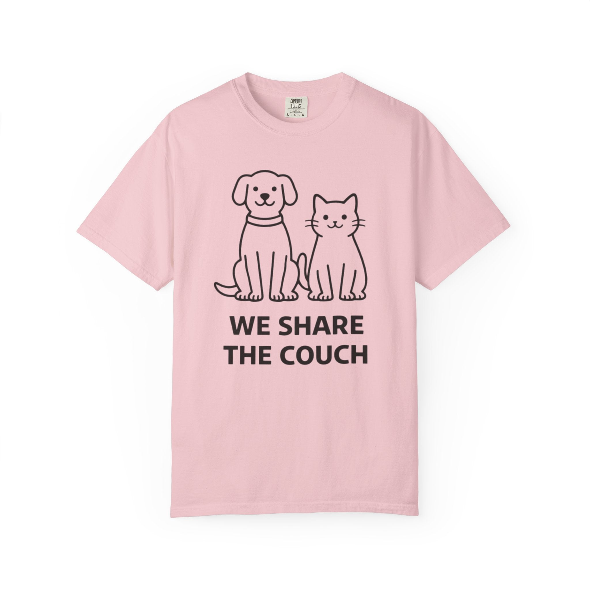 We Share The Couch Dog & Cat T-Shirt