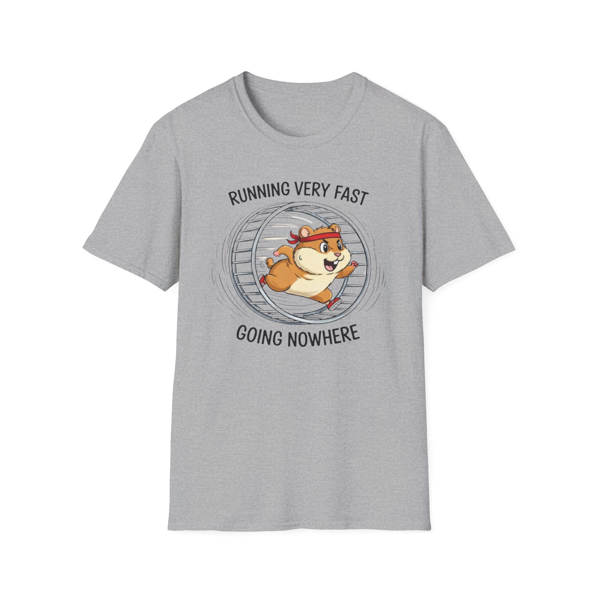 Running Very Fast Going Nowhere Hamster T-Shirt