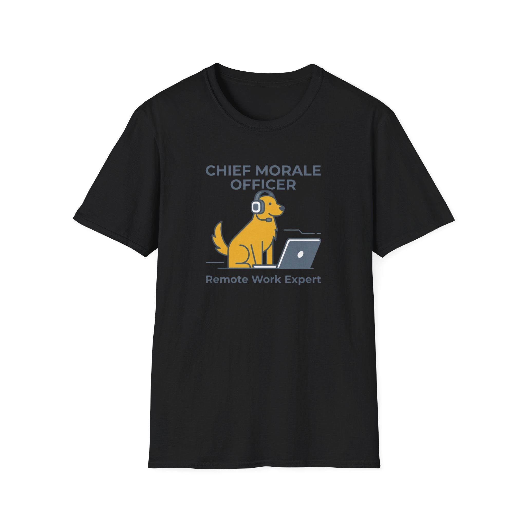 Chief Morale Officer Remote Work Expert Dog T-Shirt