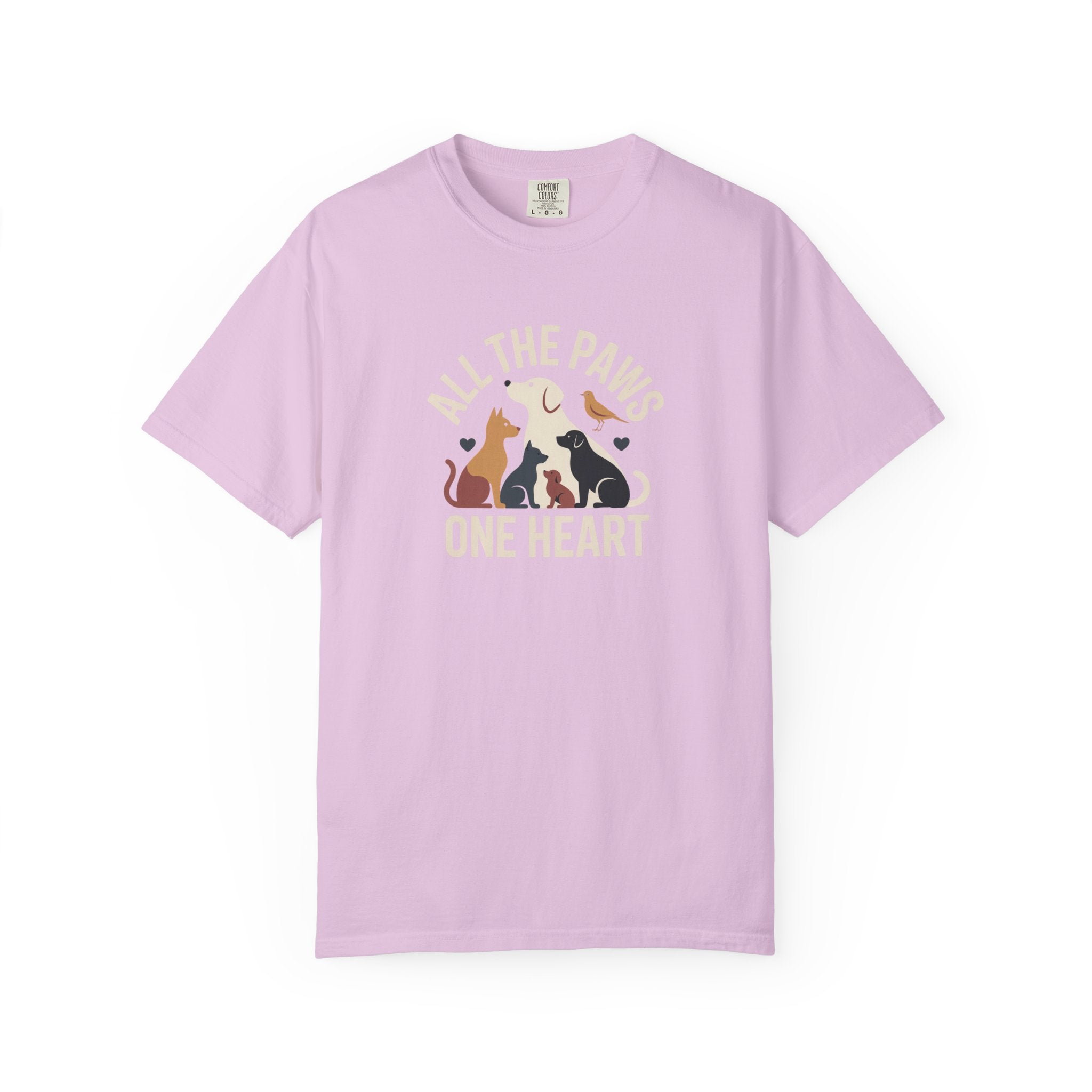 All the Paws One Heart Dog T-Shirt