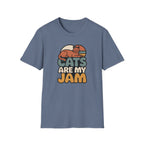 Cats Are My Jam Retro T-Shirt