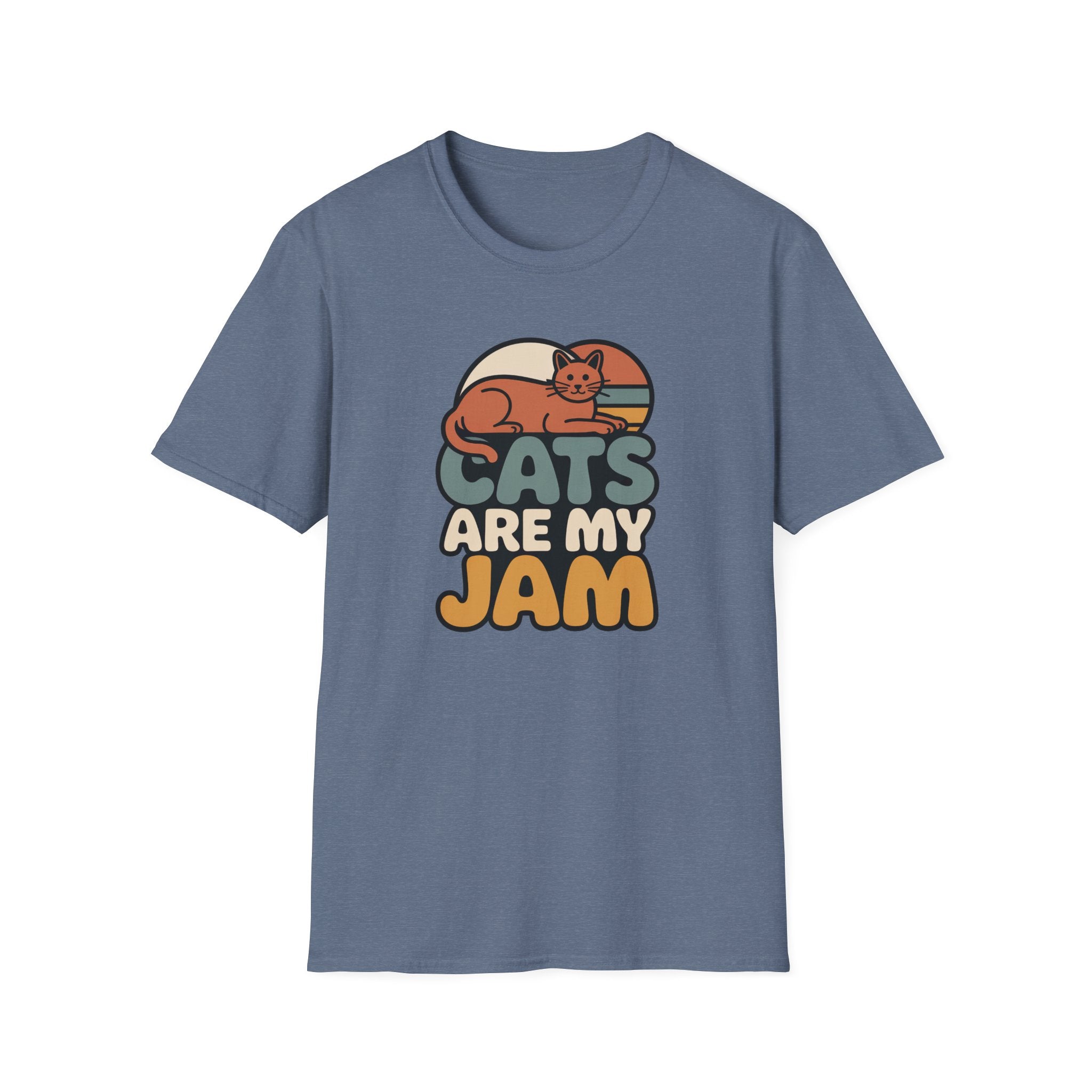 Cats Are My Jam Retro T-Shirt