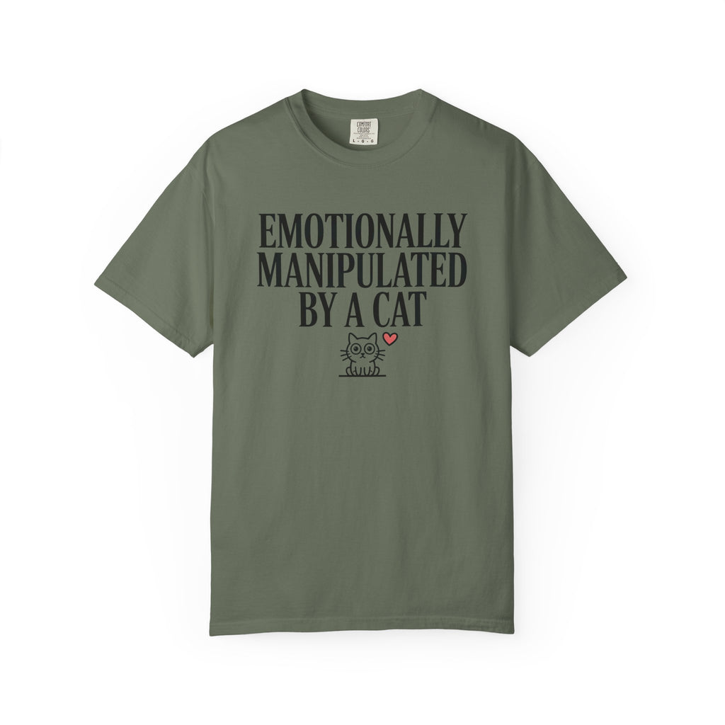 Emotionally Manipulated by a Cat T-Shirt